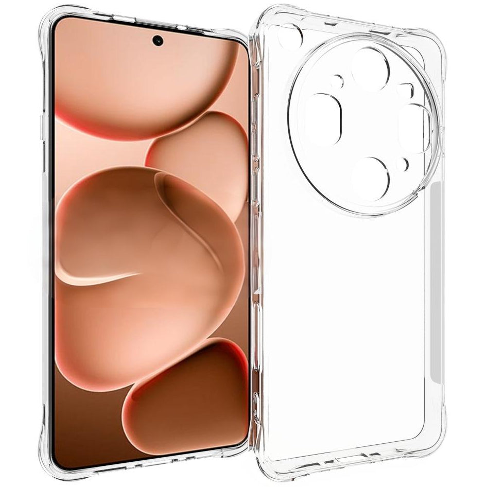 Transparente Airbag Hülle/Case für Oppo Find X9 Ultra