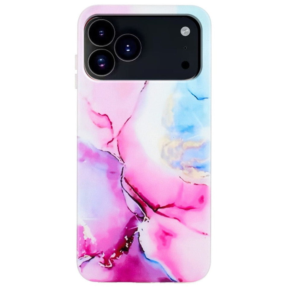 Marmor Optik Silikon Hülle/Case für iPhone 17 Pro, 17 Pro Max