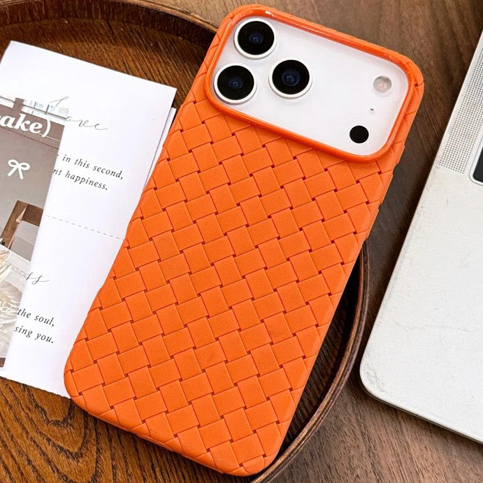 Geflochtene Silikon Hülle/Case für iPhone 17 Pro, 17 Pro Max