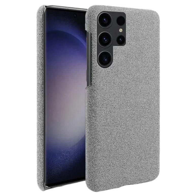 Stoff überzogene Soft Hülle/Case für Samsung Galaxy