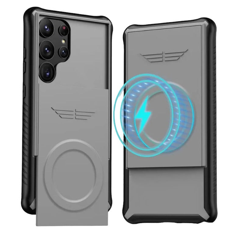 Airbag/Outdoor Kamera Schutz MagSafe/Magnet Hülle/Case für Samsung Galaxy