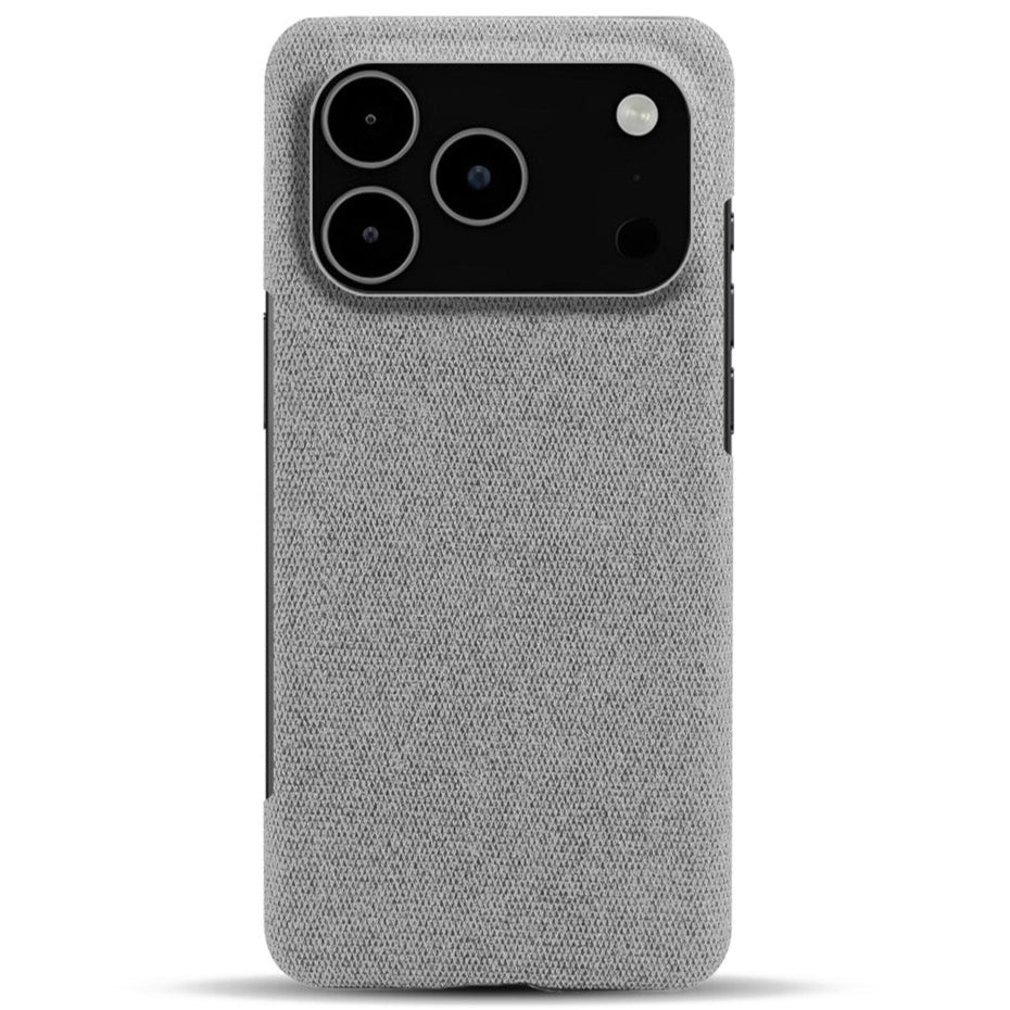 Stoff überzogene Soft Hülle/Case für iPhone 17 Pro, 17 Pro Max