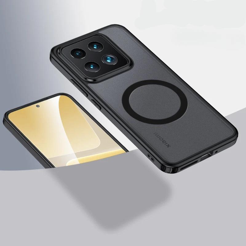 Matte Transparente MagSafe/Magnet Hülle/Case für Xiaomi