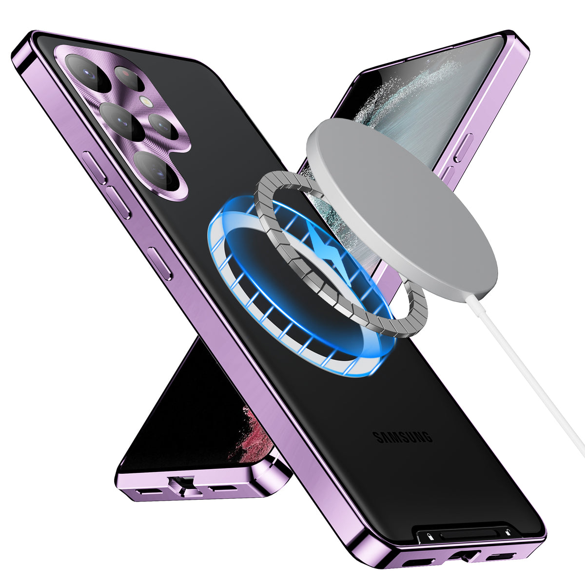 Produkte Edelstahl MagSafe/Magnet Hülle/Case für Samsung Galaxy