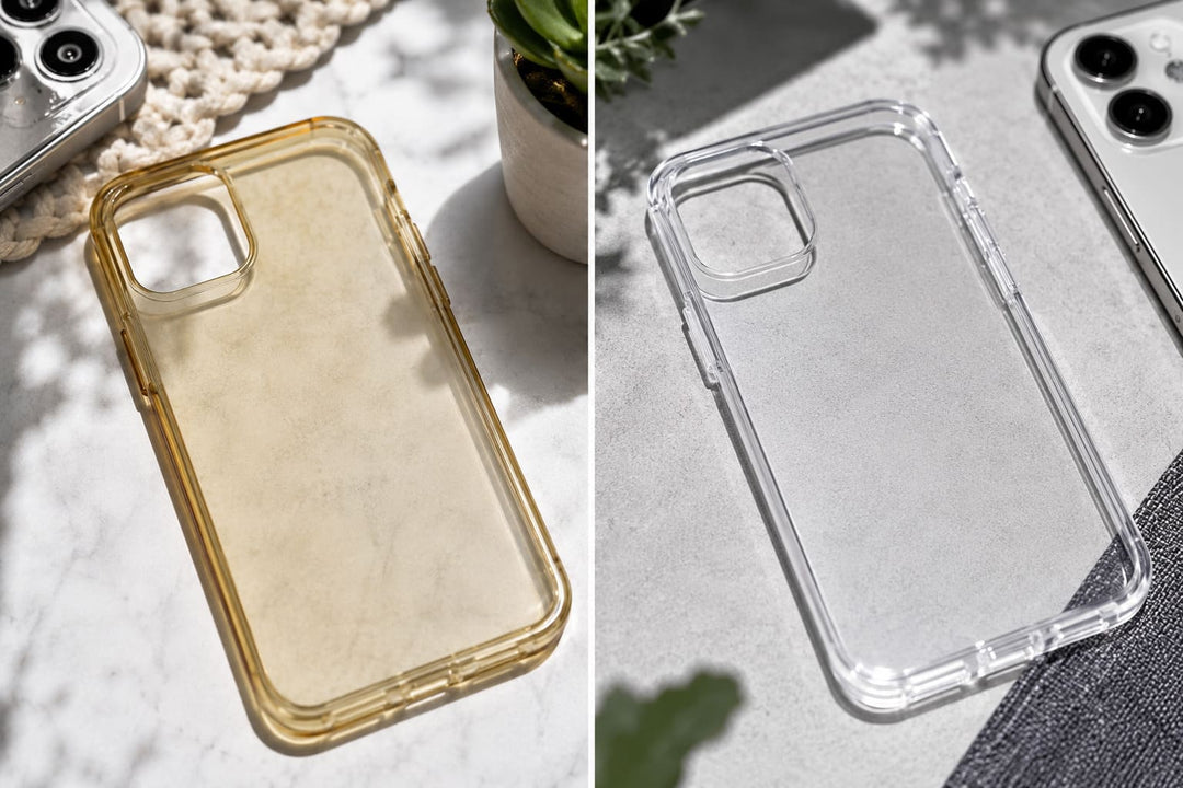 Warum transparente Handyhüllen gelb werden – Ursachen und Tipps