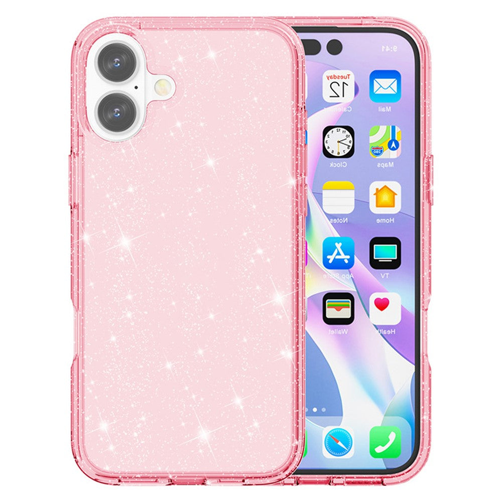 Bunte/Transparente Glitzer Silikon Hülle/Case für iPhone 17