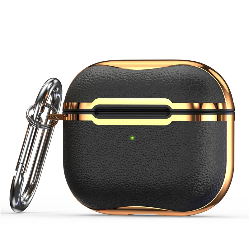 Kunstleder Chrom Akzente Hülle/Case  für AirPods Pro 1, 2 | ZITOCASES®