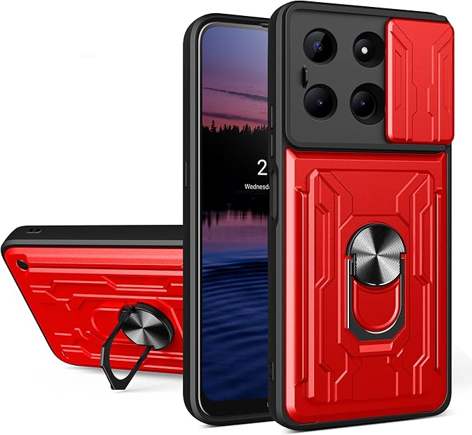 Kamera Schutz Outdoor/Magnet Hülle/Case mit Kartenfach für Xiaomi Redmi Note 14, 13-Serie | ZITOCASES®