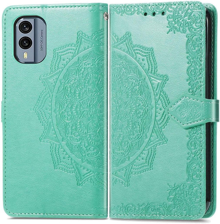 Mandala-Blumen Kunstleder Klapp Hülle/Flip Case für Nokia X30, XR21, XR20, X20, X6, X5, G60, G50, G42, G22, G21, G20, G11, G10, 8.3, 8, 7.2, 7.1, 6.2, 6, 5.4 | ZITOCASES®