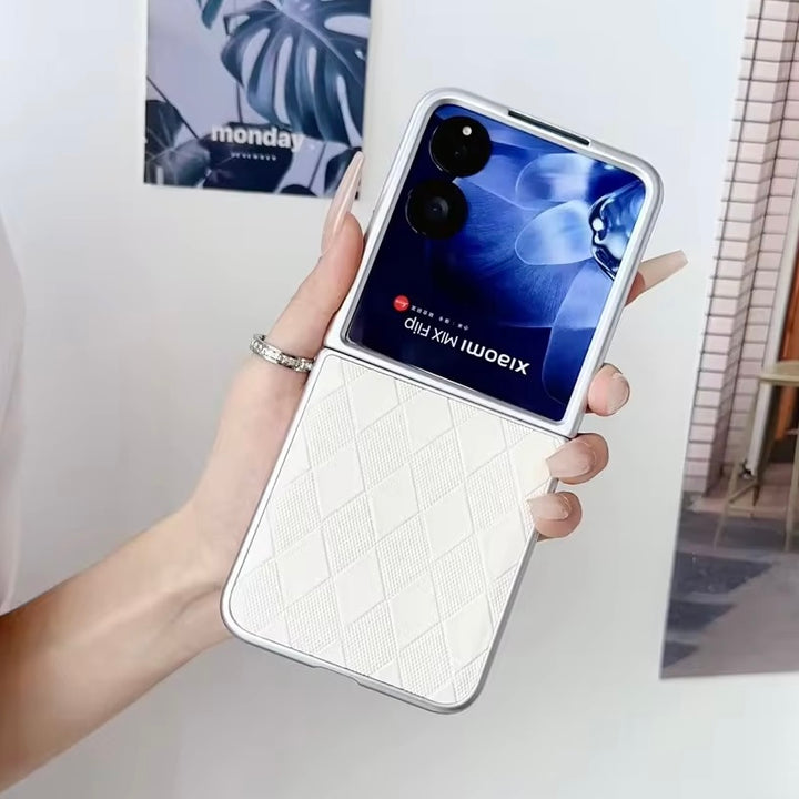 Karierte Kunstleder Hülle/Case für Xiaomi MIX Flip | ZITOCASES®