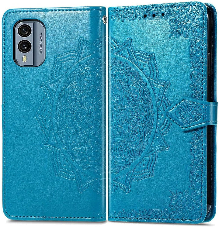 Mandala-Blumen Kunstleder Klapp Hülle/Flip Case für Nokia X-Serie | ZITOCASES®