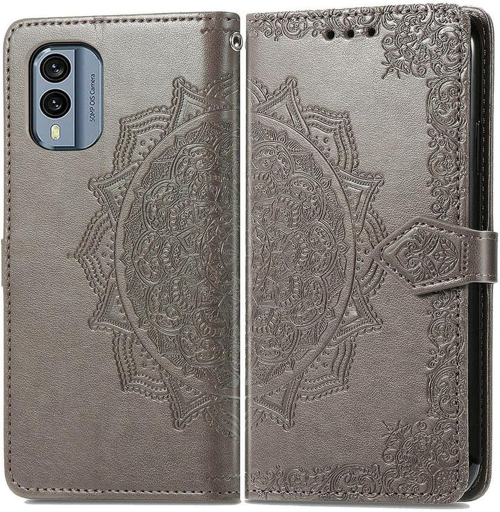 Mandala-Blumen Kunstleder Klapp Hülle/Flip Case für Nokia X30, XR21, XR20, X20, X6, X5, G60, G50, G42, G22, G21, G20, G11, G10, 8.3, 8, 7.2, 7.1, 6.2, 6, 5.4 | ZITOCASES®