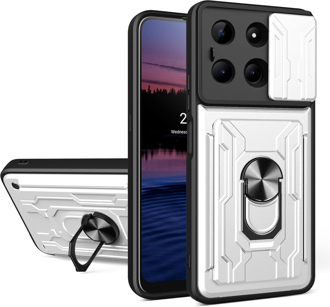 Kamera Schutz Outdoor/Magnet Hülle/Case mit Kartenfach für Xiaomi Redmi Note 14, 13-Serie | ZITOCASES®