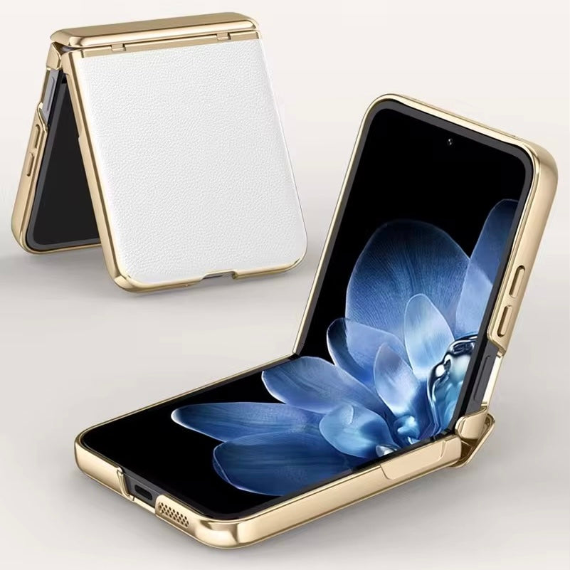 Gold/Panzerglas Kunstleder Hülle/Case für Xiaomi MIX Flip | ZITOCASES®