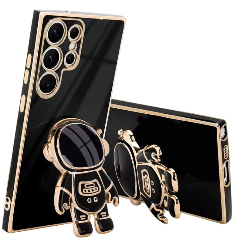 SALE | Samsung Galaxy S24 Ultra | Hochglanz/Chrom Hülle/Case inkl. Astronaut Ständer/Auflage | ZITOCASES®