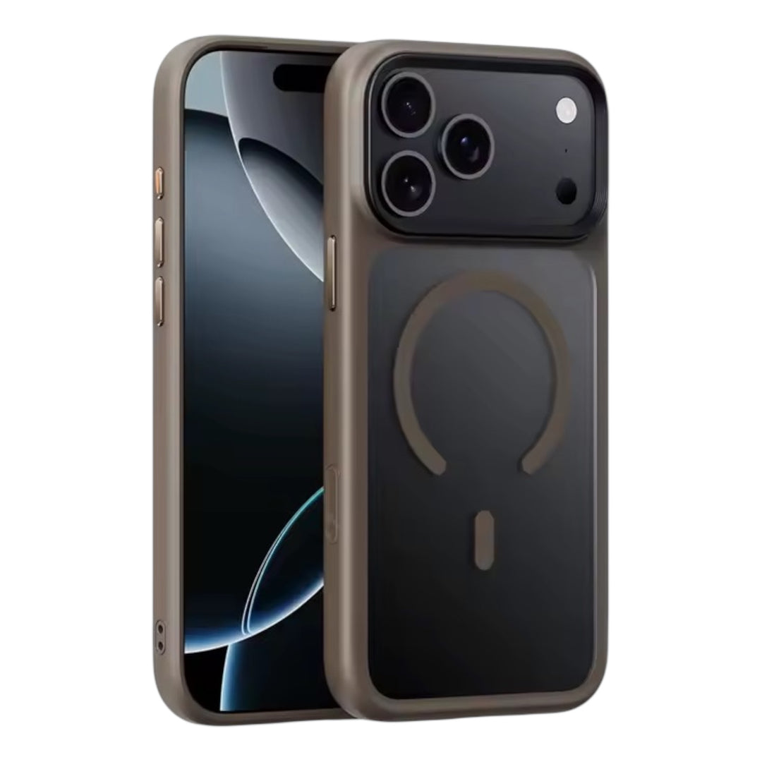 Matte/Transparente MagSafe/Magnet Silikon Hülle/Case mit farbigen Akzenten für iPhone 17 Pro, 17 Pro Max | ZITOCASES®