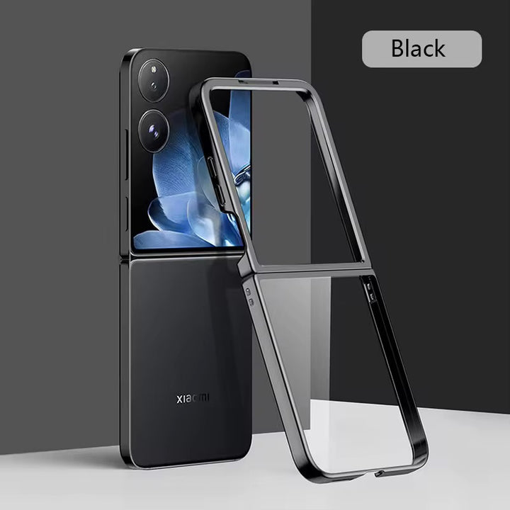 Transparent/Chrom Silikon Hülle/Case für Xiaomi MIX Flip | ZITOCASES®