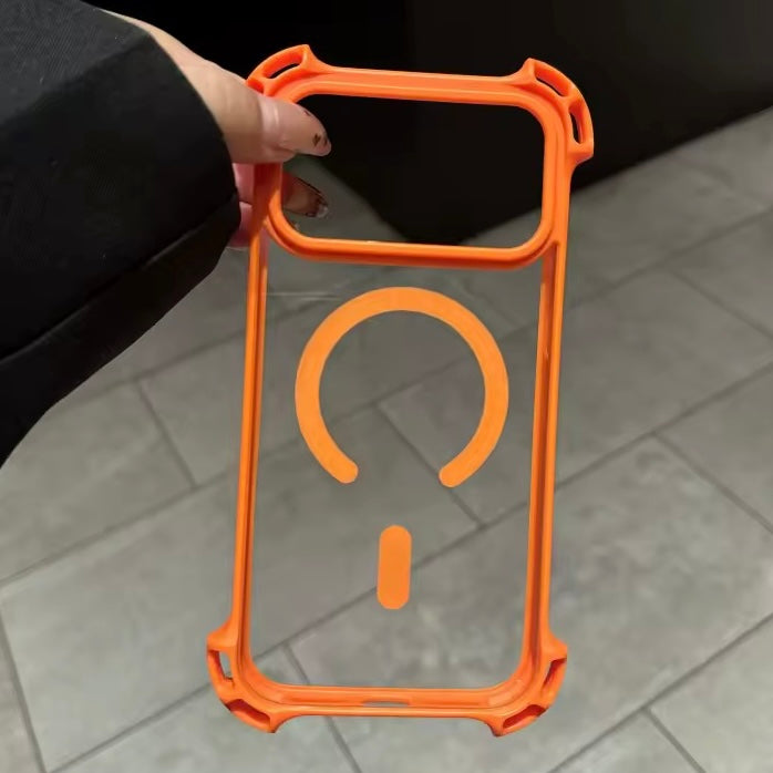 Kratzfeste Transparente Silikon/Airbag MagSafe/Magnet Hülle/Case für iPhone 17 Pro, 17 Pro Max | ZITOCASES®