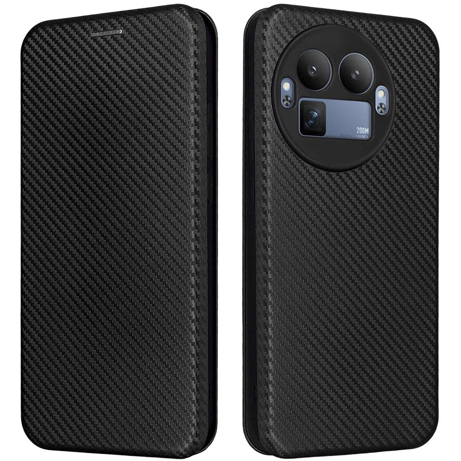 Carbon Optik Klapp Hülle/Flip Case für Realme GT 8 Pro | ZITOCASES®