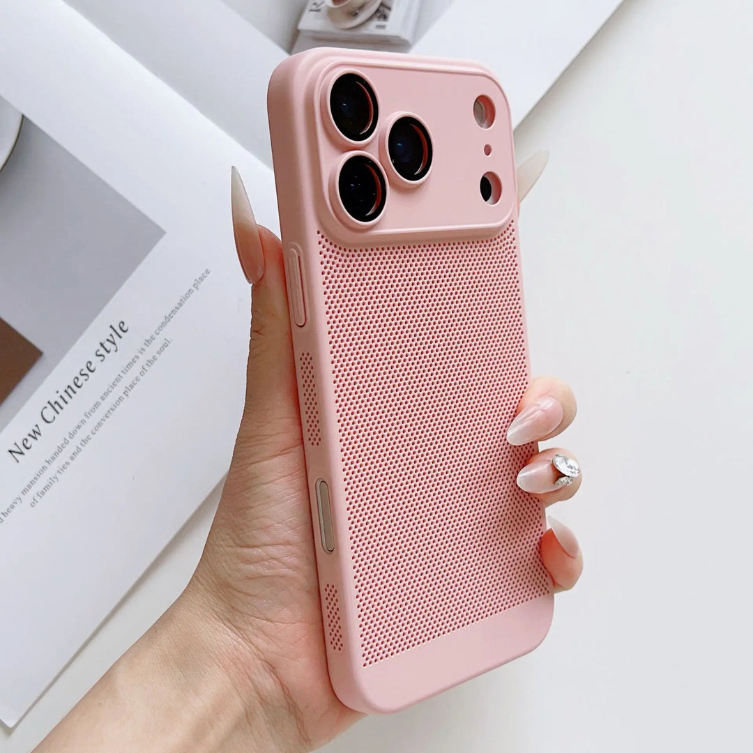 Matte Gelochte/Wärmeableitende Plastik Hülle/Case für iPhone 17 Pro, 17 Pro Max | ZITOCASES®