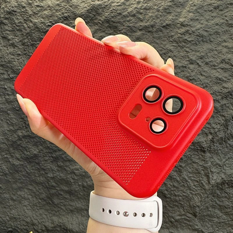 Gelochte/Wärmeableitende Plastik Hülle/Case für Xiaomi Redmi Poco X5, X4, F5-Serie | ZITOCASES®