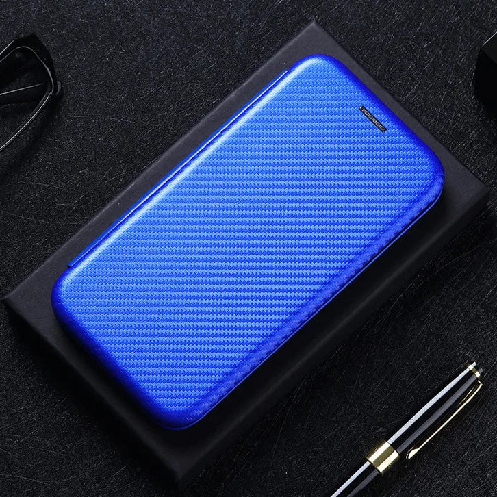 Carbon Optik Klapp Hülle/Flip Case für Samsung Galaxy S26, S26 Plus, S26 Ultra | ZITOCASES®