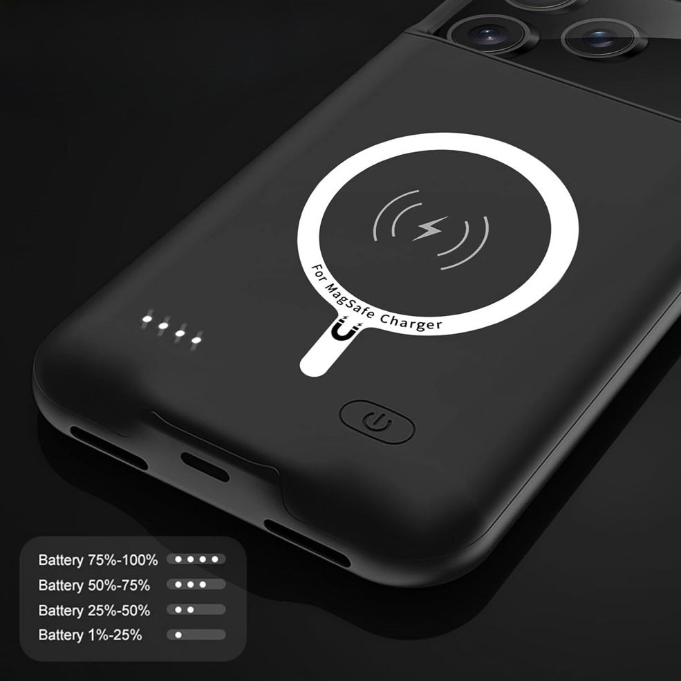 Akku Hülle/Case mit Ladefunktion für iPhone 17, 17 Pro, 17 Pro Max, Air, 16, 16 Plus, 16 Pro, 16 Pro Max, 16e, 15, 15 Plus, 15 Pro, 15 Pro Max, 14, 14 Plus, 14 Pro, 14 Pro Max, 13, 13 Pro, 13 Pro Max, 13 Mini, 12, 12 Pro, 12 Pro Max, 12 Mini, SE, 11 | ZITOCASES®