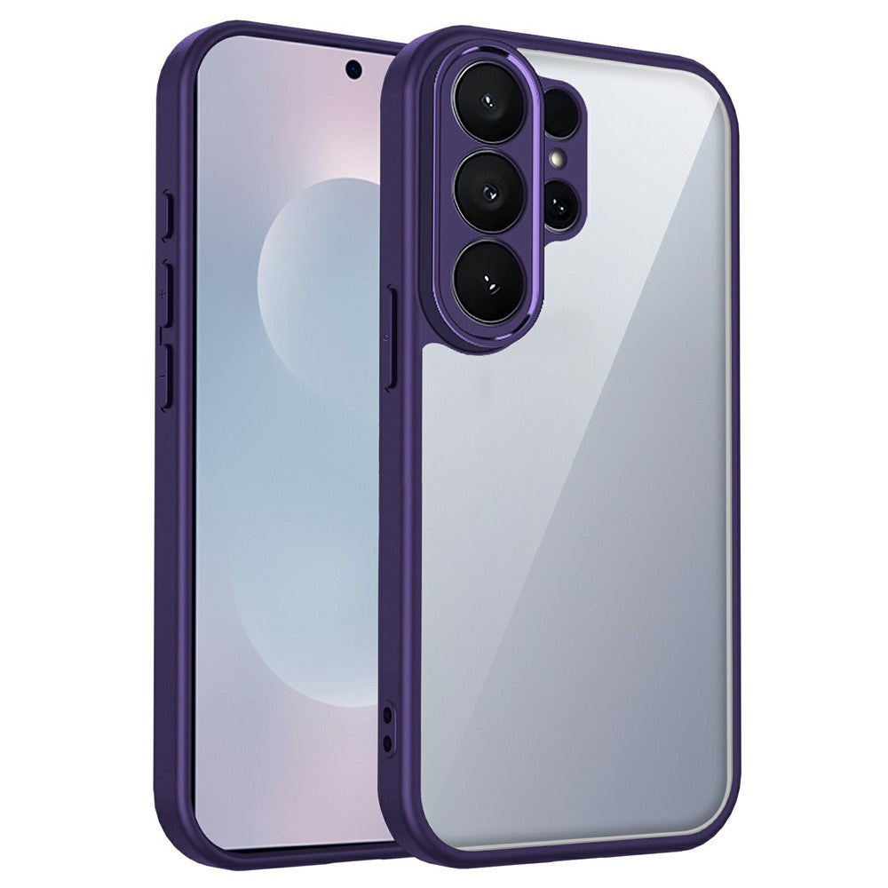 Transparente Silikon/Plastik Hülle/Case mit buntem Rahmen für Samsung Galaxy S26, S26 Plus, S26 Ultra | ZITOCASES®