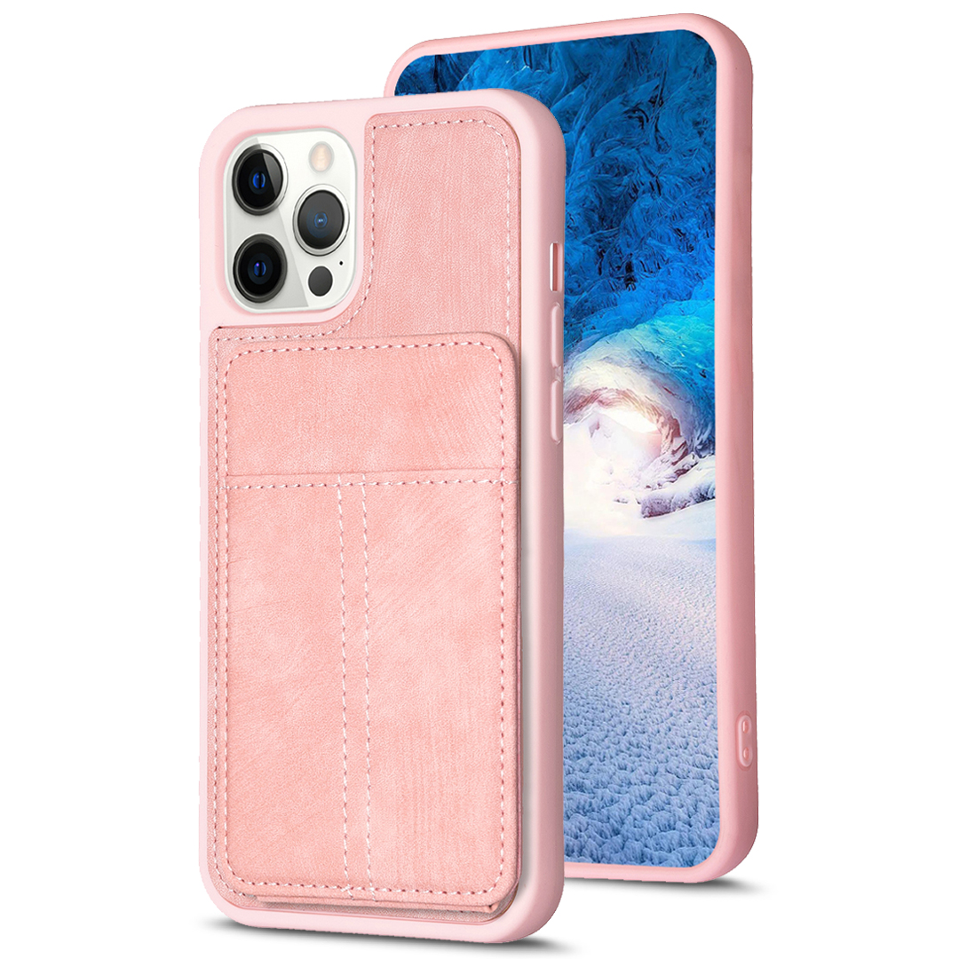 Kunstleder Kreditkartenfach Hülle/Case für iPhone 16, 15, 14-Serie | ZITOCASES®