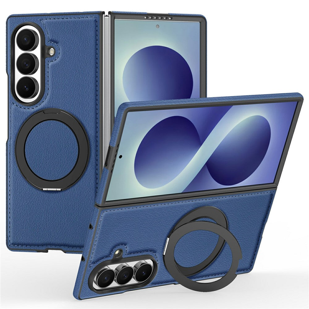Kunstleder MagSafe/Magnet Hülle/Case mit integriertem Ständer für Samsung Galaxy Z Fold 8 Ultra | ZITOCASES®