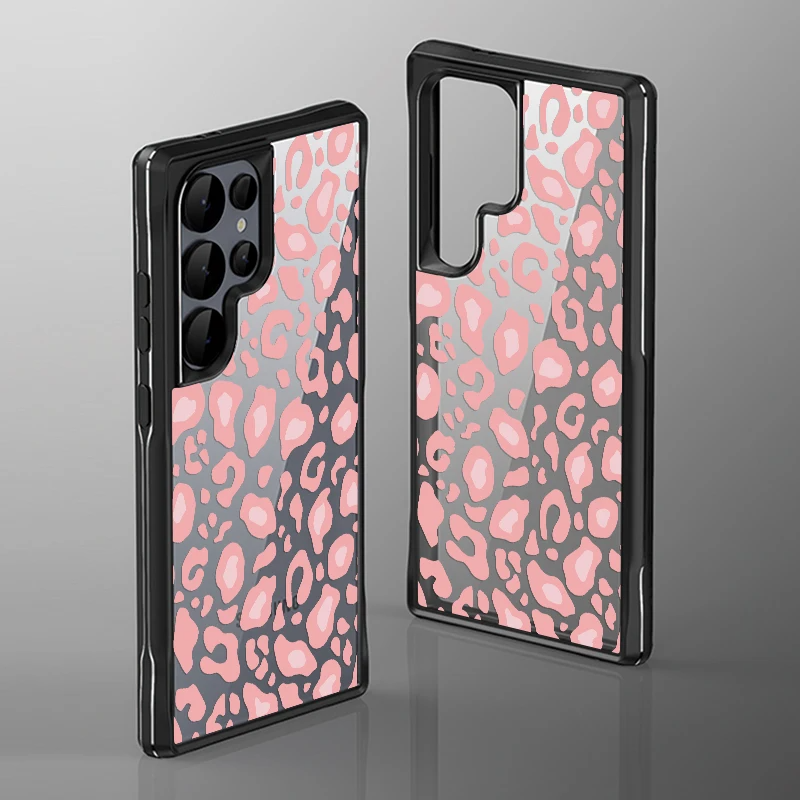 Transparente Leopard Silikon Hülle/Case für Samsung Galaxy S25, S24, S23, Note-Serie | ZITOCASES®