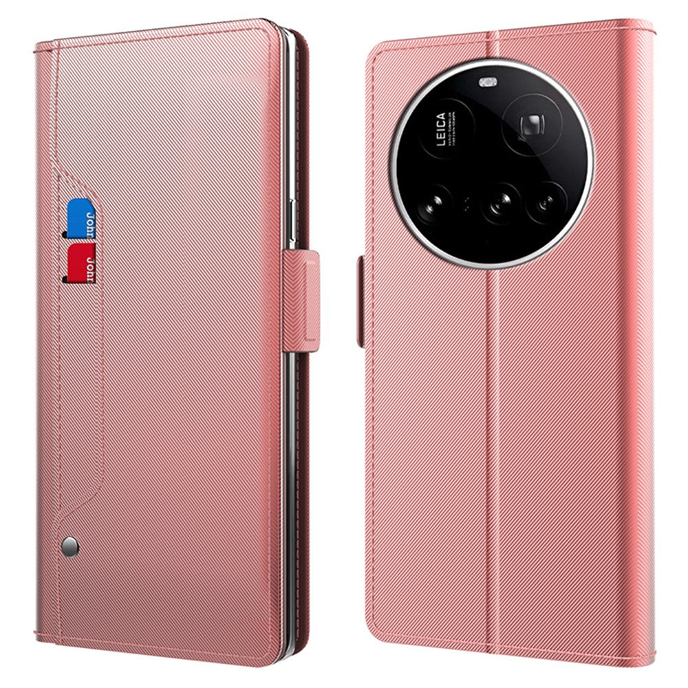 Kunstleder/Kartenfach Klapp Hülle/Flip Case für Xiaomi 17 Ultra