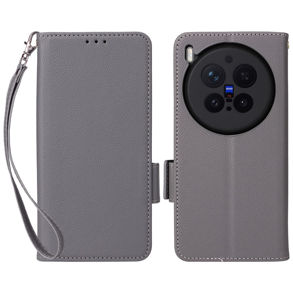 Kunstleder Klapp Hülle/Flip Case für Vivo X300, X300 Pro