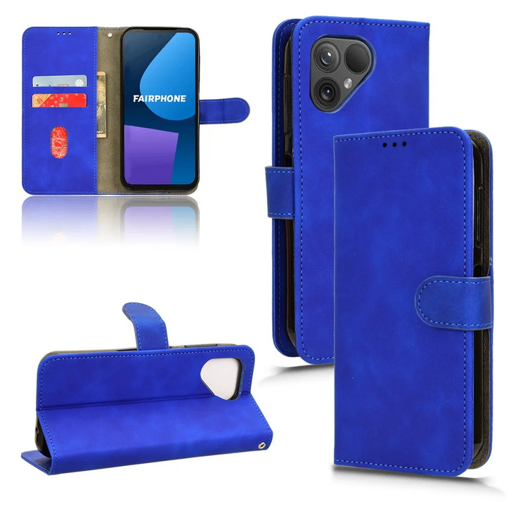 Wildleder Optik Klapp Hülle/Flip Case für Fairphone 5, 4 | ZITOCASES®