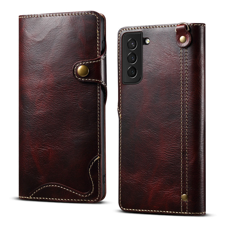 Vintage/Retro Kunstleder Klapp Hülle/Flip Case für Samsung Galaxy S25, Note-Serie | ZITOCASES®