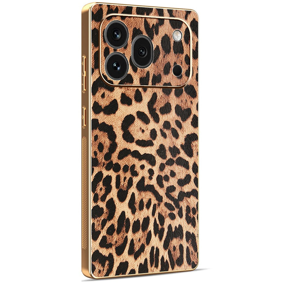 Kunstleder/Leopard Silikon Hülle/Case für Honor 600, 600 Pro | ZITOCASES®