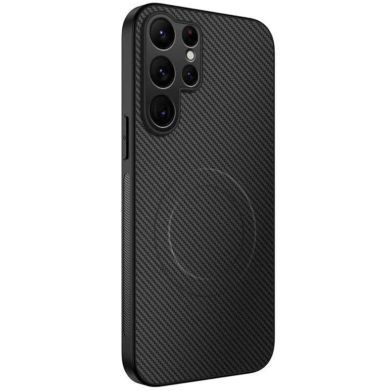 Carbon Optik Silikon MagSafe/Magnet Hülle/Case für Samsung Galaxy S26, S26 Plus, S26 Ultra | ZITOCASES®