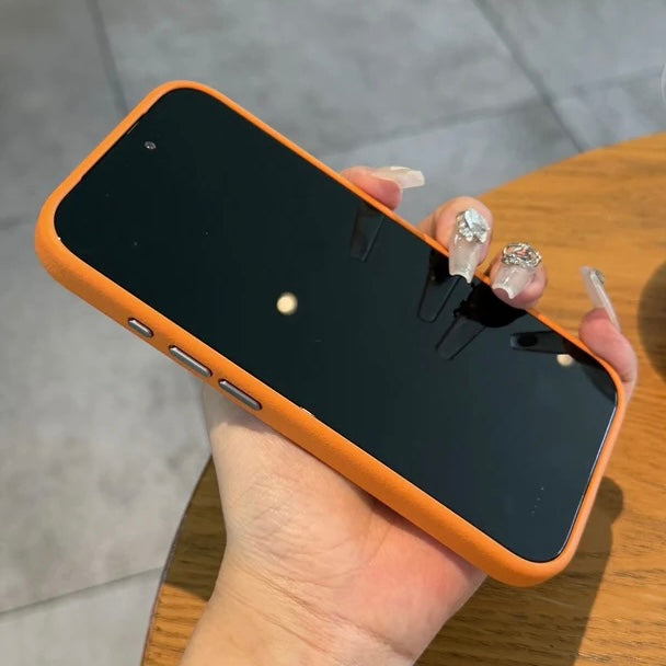 Kunstleder MagSafe/Magnet Hülle/Case mit Chrom Akzenten für iPhone 17 Pro, 17 Pro Max | ZITOCASES®