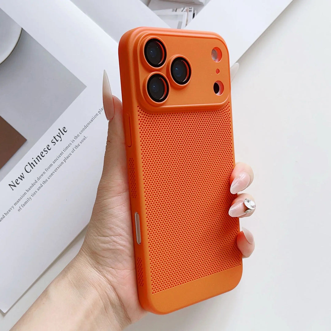 Matte Gelochte/Wärmeableitende Plastik Hülle/Case für iPhone 17 Pro, 17 Pro Max | ZITOCASES®