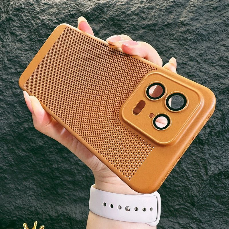 Gelochte/Wärmeableitende Plastik Hülle/Case für Xiaomi Redmi Poco X5, X4, F5-Serie | ZITOCASES®