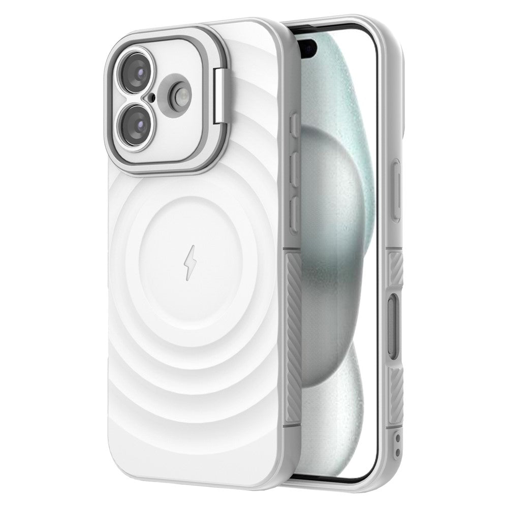 Wellen Optik Silikon MagSafe/Magnet Hülle/Case mit integriertem Ständer für iPhone 17 | ZITOCASES®