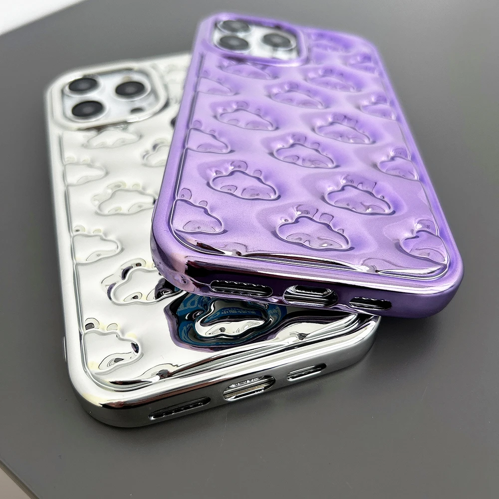 3D Wolken Design Hochglanz/Chrom Hülle/Case für iPhone 16, 15, 14-Serie | ZITOCASES®