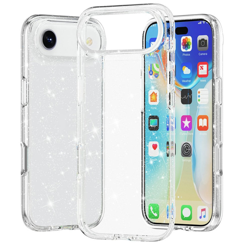 Bunte/Transparente Glitzer Silikon Hülle/Case für iPhone Air | ZITOCASES®