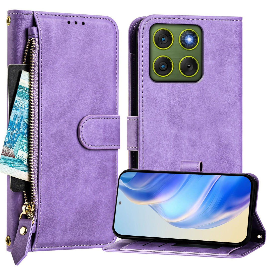 Kunstleder Brieftaschen Hülle/Case für Motorola Edge 70 | ZITOCASES®