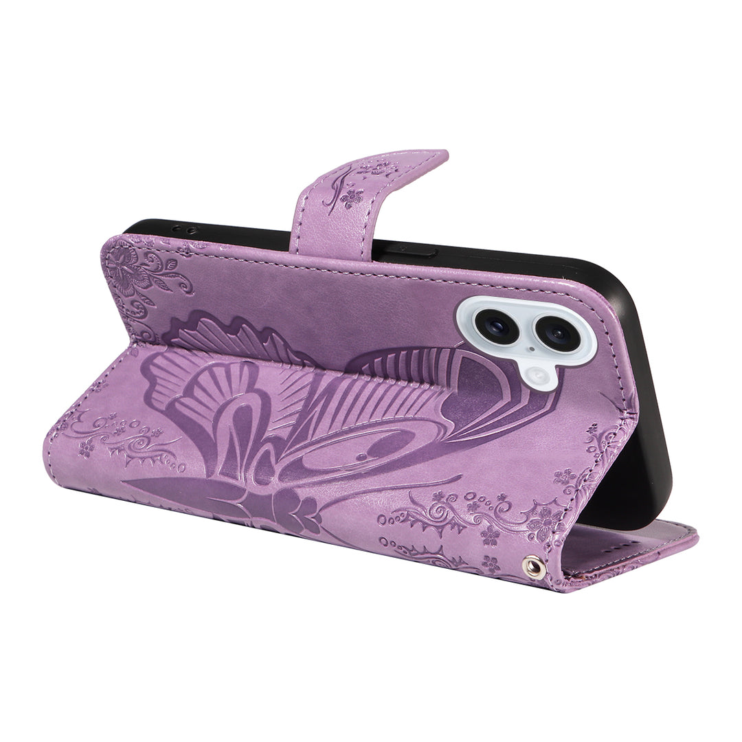 Schmetterling Motiv Kunstleder Klapp Hülle/Flip Case für iPhone 17 | ZITOCASES®