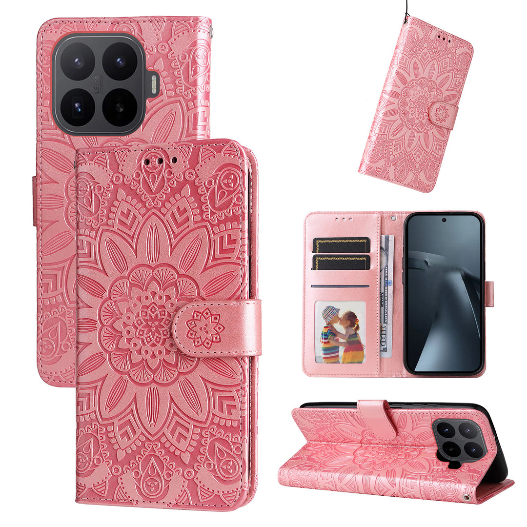 Mandala-Blumen Kunstleder Klapp Hülle/Flip Case für Xiaomi 17T, 17T Pro | ZITOCASES®