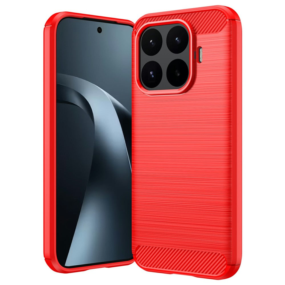Metallstruktur/Carbon Optik Silikon Hülle/Case für Xiaomi 17T, 17T Pro | ZITOCASES®