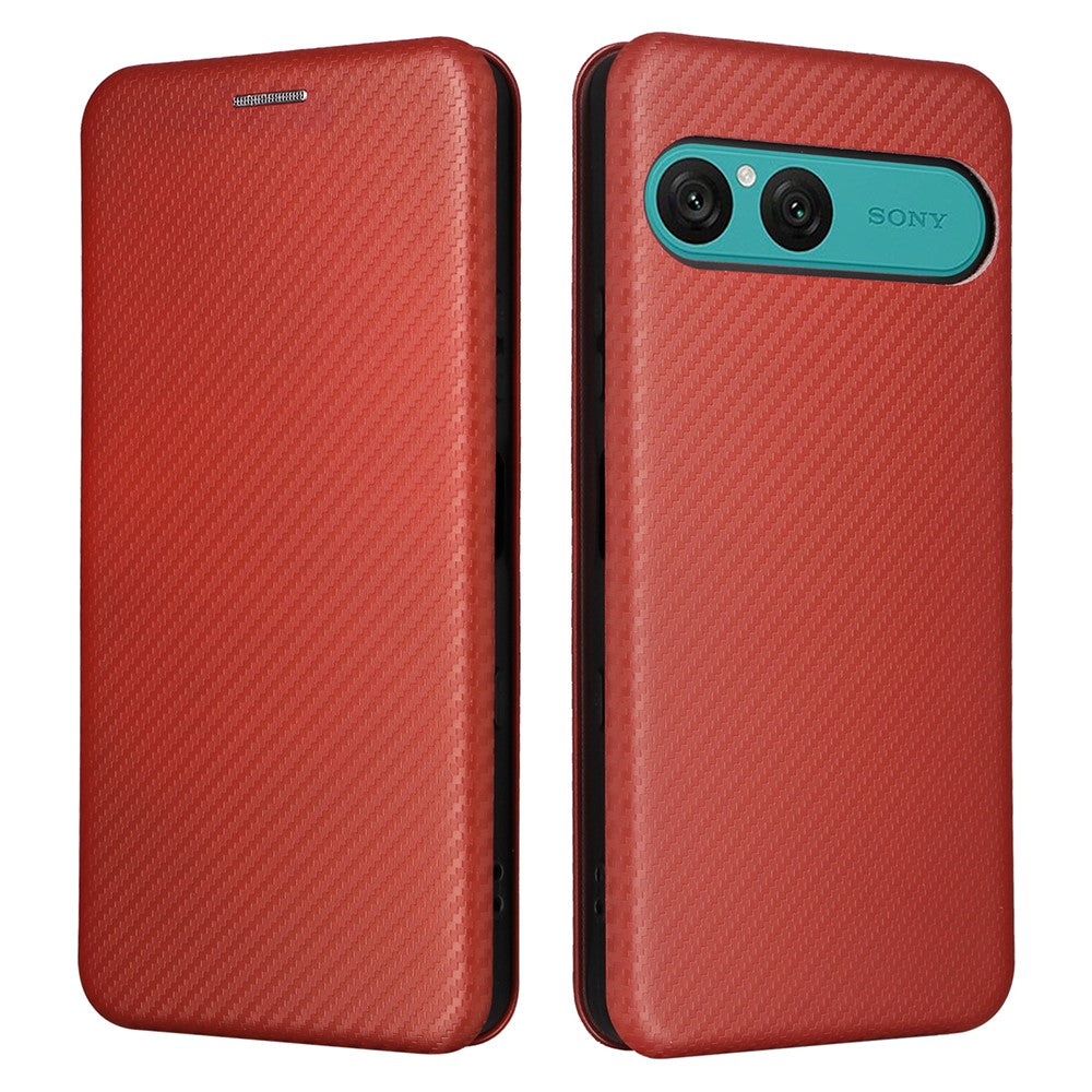 Carbon Optik Klapphülle/Flipcase für Sony Xperia 10 VIII | ZITOCASES®