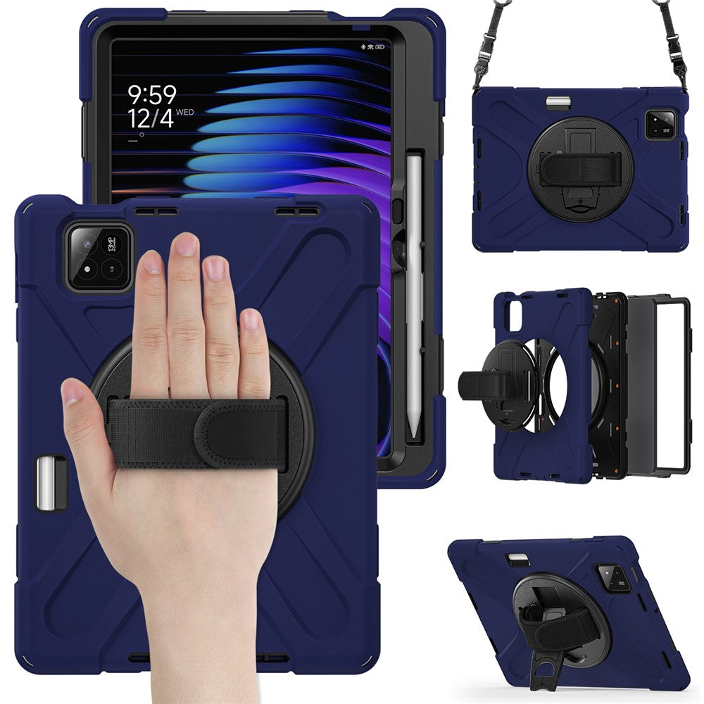 Dreiteilige Outdoor/Airbag Hülle/Case inkl. Gurt und Halteband für Xiaomi Pad 8, 8 Pro, 7S Pro, 7 Pro, 7 Ultra, 7, 6S Pro, 6 Pro, 6 | ZITOCASES®