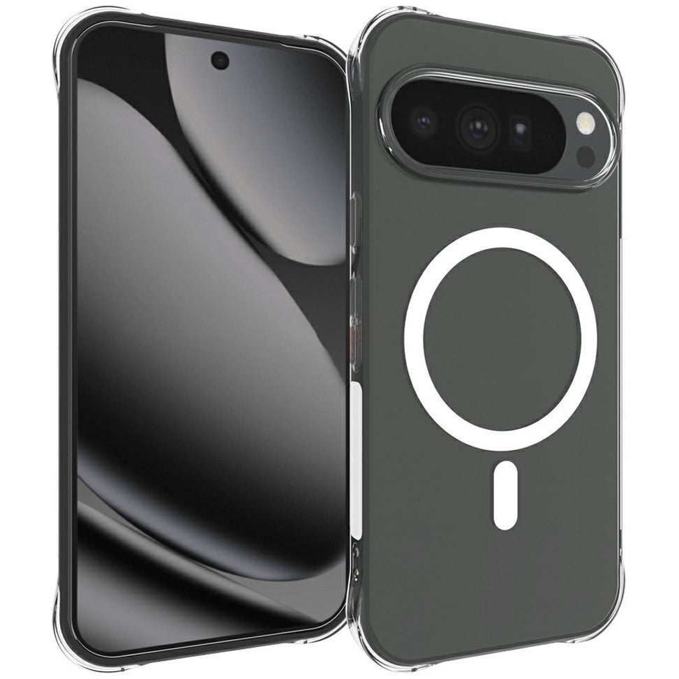 Transparente Airbag MagSafe/Magnet Silikon Hülle/Case für Google Pixel 11, 11 Pro, 11 Pro XL | ZITOCASES®